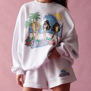 NWT Barbie Good times crewneck from PAC Sun 💕